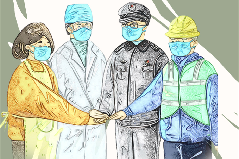 手繪長圖|甘肅戰(zhàn)“疫”故事，“硬核”之下的溫情