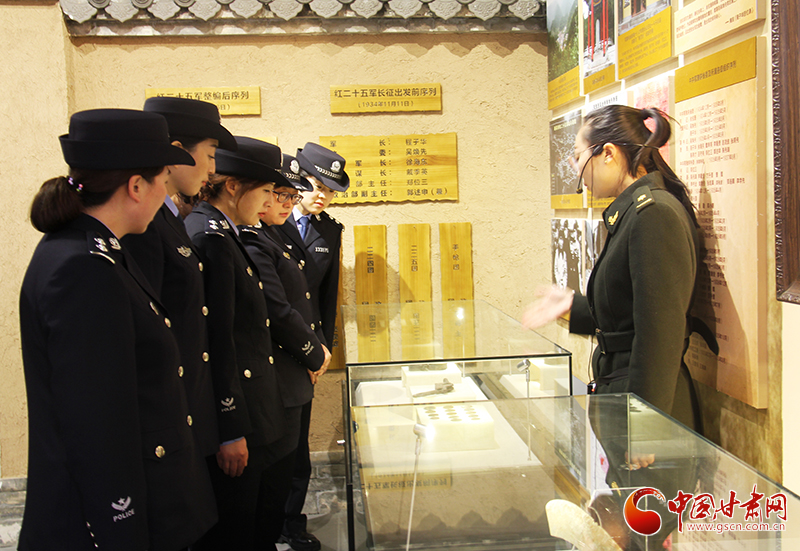 學(xué)習(xí)黨史緬懷先烈 靈臺女警的這個“三八節(jié)”過得很充實