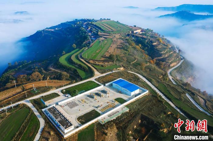 圖為中石油長慶油田慶陽天然氣開發(fā)場站。(資料圖) 慶陽市委宣傳部供圖