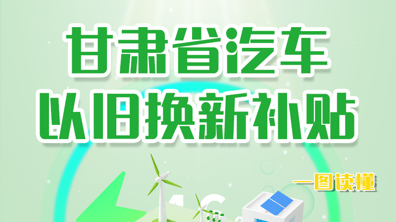 海報|重大利好！甘肅省汽車以舊換新補(bǔ)貼來了