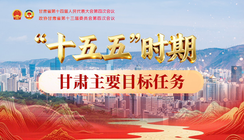 【聚焦2026甘肅兩會】圖解| “十五五”時期甘肅主要目標(biāo)任務(wù)